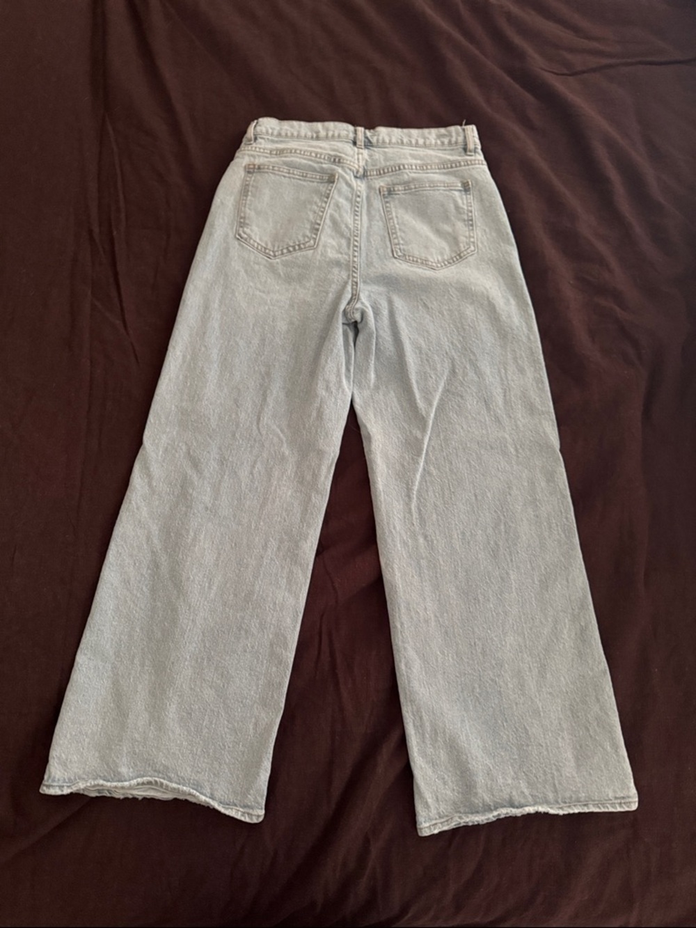 Habitual High Rise Wide Leg Jeans in Pale Blue - Picture 2 of 3